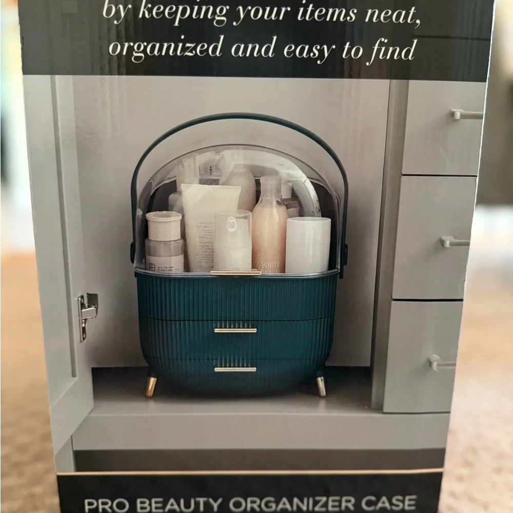 Beauty Organizer Case - Green
